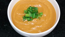 Sopa creme de abóbora