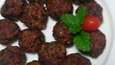 Almôndegas de carne moída light