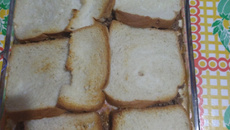 Lasanha de pão de forma