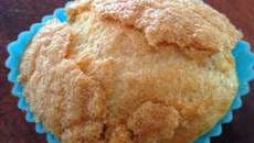 Cupcake proteico de aveia fit