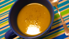 Sopa de alho poró bem leve (creme)