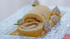 Rocambole de doce de leite