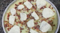 Purê de batata com charque