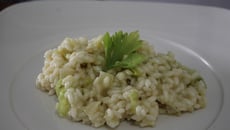 Risoto de alho poró