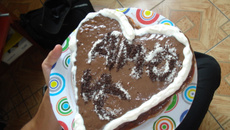 Bolo amor (chocolate)