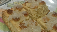 Bolo cremoso de coco