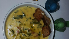 Caldo verde de batata baroa