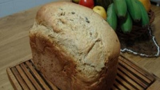 Pão de abóbora com sementes