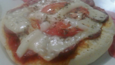 Pizza macia de forno de fogão