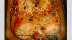 Frango desossado e recheado do Lúcio Cezar