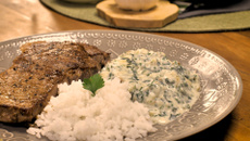 Creme de espinafre fácil e divino