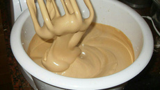 Café cremoso prático de geladeira