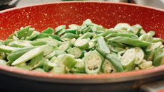 Quiabo refogado (sem baba)