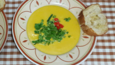 Sopa de creme de cambutiá