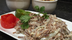 Carne de sol na nata