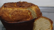 Bolo de maçã com canela