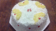 Bolo delicia de abacaxi