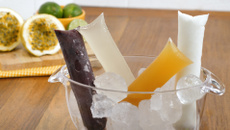 Sacolés alcoólicos de cachaça, vodka e rum