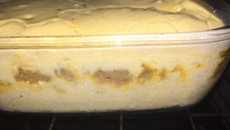 Torta salgada de carne moída