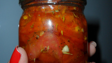 Tomate seco de micro-ondas