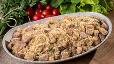 Farofa de sambiquira na air fryer