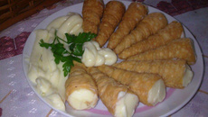 Canudos recheados do Betão