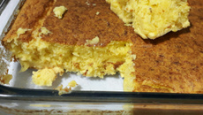 Bolo de milho verde fit