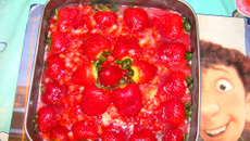 Tortinha de morango de dar água na boca.