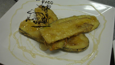 Berinjela frita a moda levantina