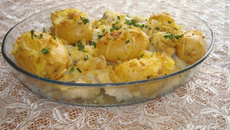 Bacalhau e batatas aos murro de Maria