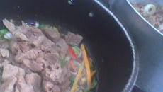 Yakissoba de proteína de soja (Vegan)