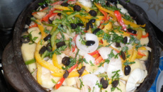 Bacalhau do Castella na Panela de Barro