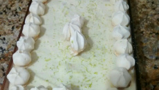 Pavê de limão e suspiro