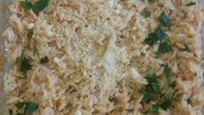 Risoto de frango delicioso