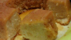 Pudim de pão com leite condensado