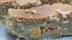 Bolo salgado de trigo integral e aveia