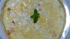 Torta de queijo fresco