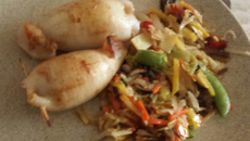 Lula recheada à italiana