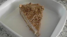 Torta de maçã com recheio de creme