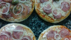 Mini-pizza deliciosa