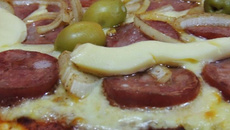 Massa de pizza do Brandi