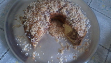 Bolo fofo de duas cores