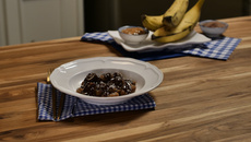 Nhoque doce de banana-da-terra