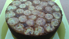 Bolo de banana integral com laranja