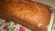 Bolo de banana integral da Carol