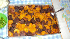 Maçã de peito com batatas