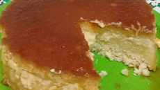 Torta-pudim de tapioca