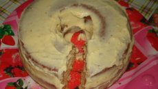 Bolo de refrigerante de laranja