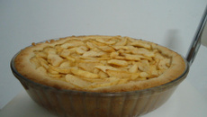 Torta de maçã holandesa