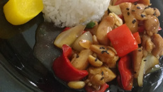 Frango xadrez fácil de fazer